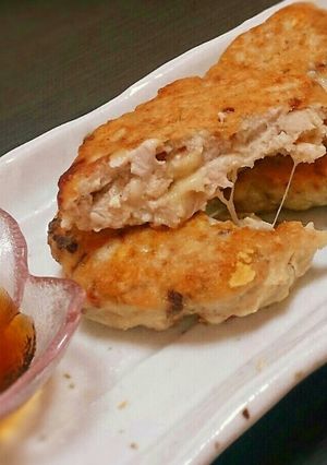 梅チーズでカリッとろ鯵バーグ♡-レシピのメイン写真