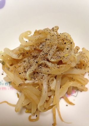 もやしのブラックペッパーにんにく醤油和え-レシピのメイン写真