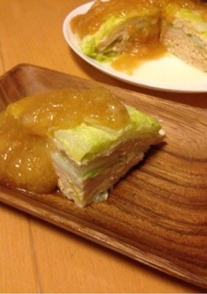白菜のポカポカみぞれあんかけ-レシピのメイン写真