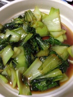簡単だけど美味しい青梗菜の炒めもの^_^-レシピのメイン写真