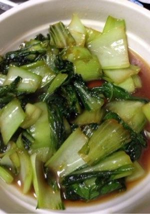 簡単だけど美味しい青梗菜の炒めもの^_^-レシピのメイン写真