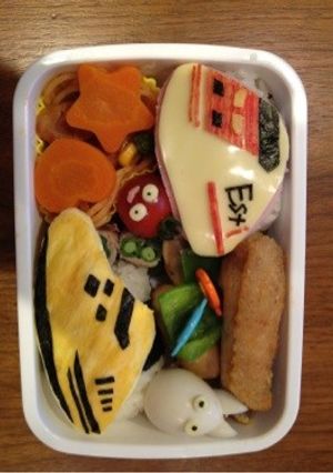 新幹線弁当♪キャラ弁♪-レシピのメイン写真