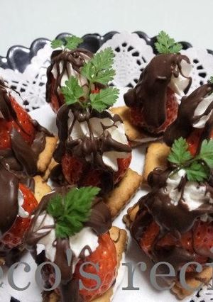 お手軽！いちごシャンデ風♬-レシピのメイン写真