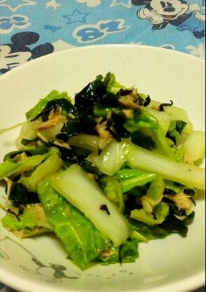 ﾓﾘﾓﾘ食べれる白菜ｻﾗﾀﾞ♪めちゃ簡単-レシピのメイン写真