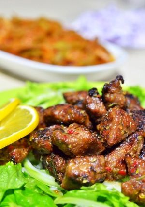 トルコ料理☆牛レバーのソテー-レシピのメイン写真
