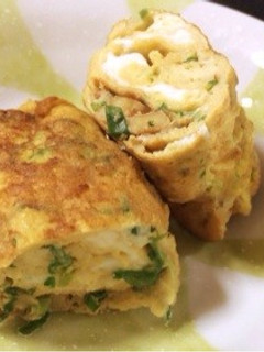 胡桃と油揚げの卵焼き-レシピのメイン写真