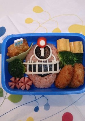 トッキュウジャー 簡単キャラ弁☆-レシピのメイン写真