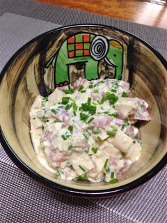 赤ワインに合う♪まぐろと豆腐のマヨ和え-レシピのメイン写真