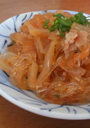 簡単野菜たっぷり麻婆春雨-レシピのメイン写真