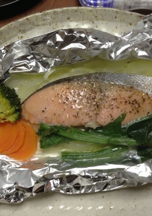 簡単鮭のホイル焼き-レシピのメイン写真