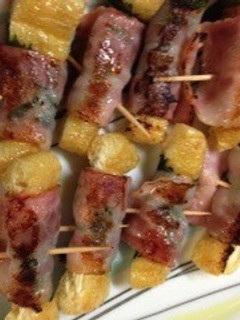 おつまみやお弁当に〜油揚げベーコン巻き!-レシピのメイン写真