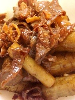 ゴボウのお肉炒め-レシピのメイン写真