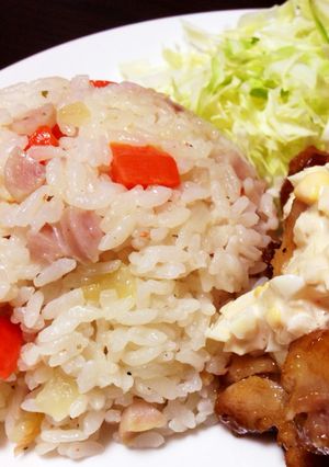 ☆オムライスに♫簡単！炊飯器ピラフ-レシピのメイン写真
