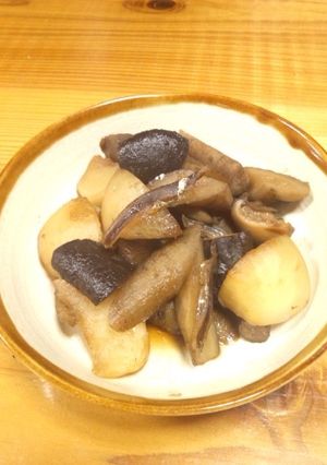 地味ごはんＬＯＶＥ♪かぶとごぼうの煮物-レシピのメイン写真