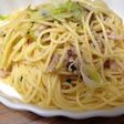 ゴマドレ⁈ ネギが効いてる豚しゃぶパスタ