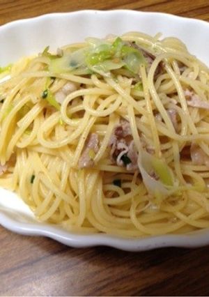ゴマドレ⁈ ネギが効いてる豚しゃぶパスタ-レシピのメイン写真