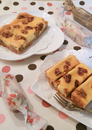 キャラメル胡桃のチーズケーキ-レシピのメイン写真