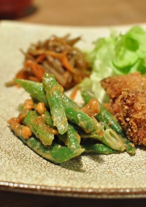 常備菜にも☆いんげんのピーナッツ和え-レシピのメイン写真