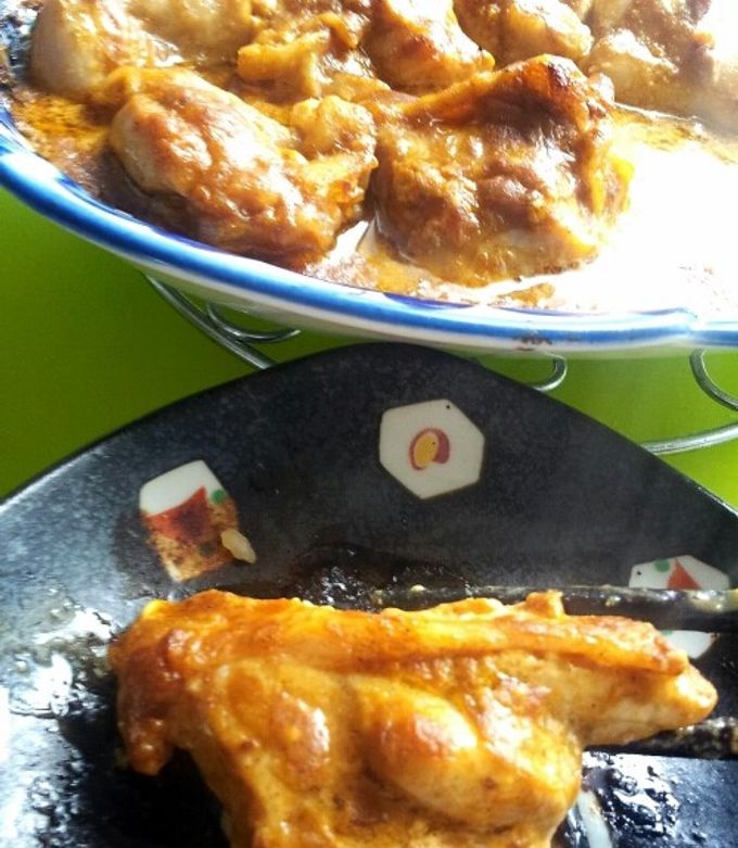 レトルトカレーで！簡単　タンドリーチキン-レシピのメイン写真