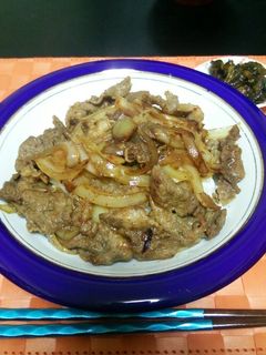 牛焼き肉丼-レシピのメイン写真