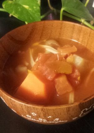 【幼児食】お野菜ごろごろミネストローネ-レシピのメイン写真