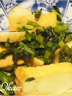 大根葉と厚揚げのピリ辛炒め-レシピのメイン写真