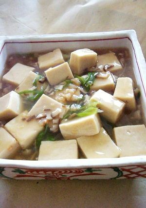 簡単☆こうや豆腐のえびそぼろ煮♪-レシピのメイン写真