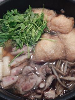 セリと牛蒡の鴨鍋風-レシピのメイン写真