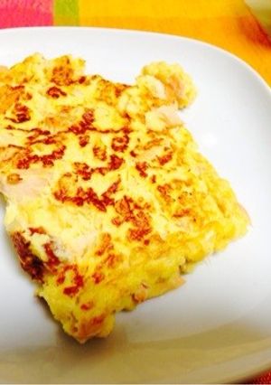鮭とネギの和風オムレツ-レシピのメイン写真