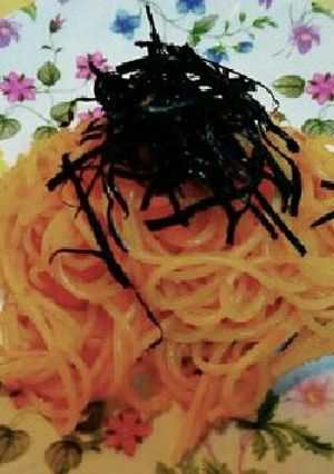 明太子(たらこ)スパゲティ簡単ごめんな-レシピのメイン写真