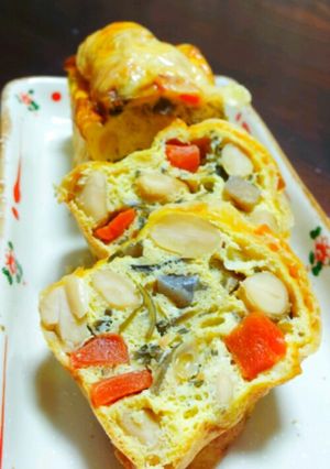 五目豆煮リメイク*五目豆のキッシュ-レシピのメイン写真