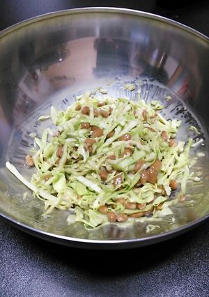 簡単！子どもも大好き！納豆サラダ！！-レシピのメイン写真