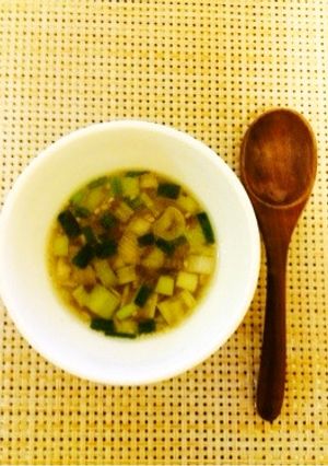 【5分】中華料理屋風♡シンプル葱スープ-レシピのメイン写真