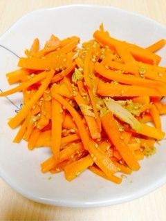 簡単!お弁当に!にんじんしりしり-レシピのメイン写真