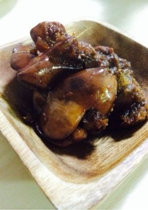 鶏肝煮-レシピのメイン写真