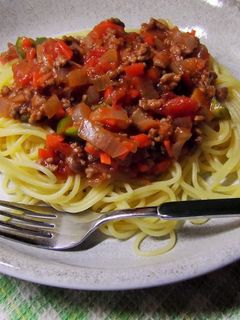 具だくさん!!簡単ミートソースパスタ-レシピのメイン写真