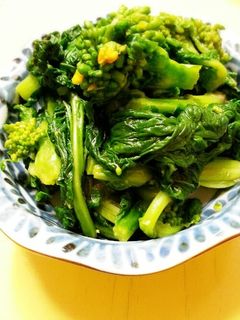菜の花のお浸し わさび醤油で☆-レシピのメイン写真