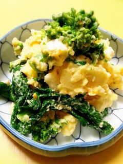 菜の花入りヘルシーポテトサラダ-レシピのメイン写真