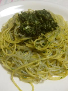 セロリ好き集合!!ジェノベーゼ風パスタ-レシピのメイン写真