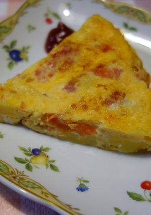 ポテトとトマトのスパニッシュオムレツ♪-レシピのメイン写真