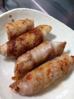 竹輪で豚バラしそチーズ巻き♥︎-レシピのメイン写真