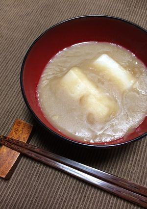 山栗deあのお店の山栗しるこ-レシピのメイン写真