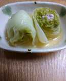 たけのこ白菜で・ロール白菜(豚ひき肉巻)
