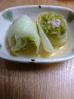 たけのこ白菜で・ロール白菜(豚ひき肉巻)-レシピのメイン写真