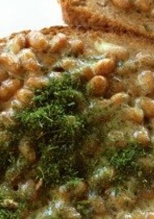 ちゃちゃっと簡単★納豆トースト-レシピのメイン写真