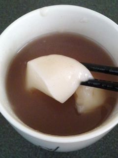 レンジで簡単! おしるこ-レシピのメイン写真