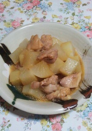 大根と鶏の蒸し煮-レシピのメイン写真
