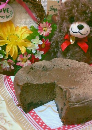 ミキサーで簡単♡チョコチーズケーキ-レシピのメイン写真