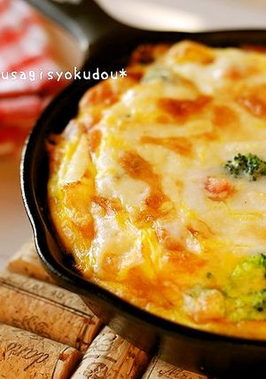 とろ～りチーズのかぼちゃオムレツ-レシピのメイン写真