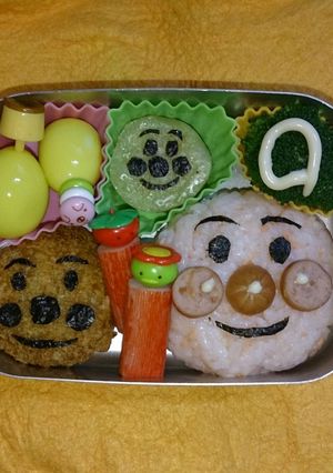 アンパンマン×3キャラ弁-レシピのメイン写真